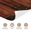 Deur - Houtlook - Bruin - Planken deurposter klein -closeup_NL