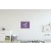 Tak - Sierlijk - Bladeren - Minimalistisch textielposter latten blank klein -kinderkamer