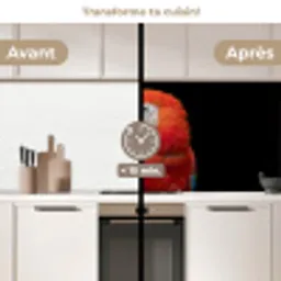 Ara - Portret - Rood keuken achterwand 2 middel -voor-na2_FR