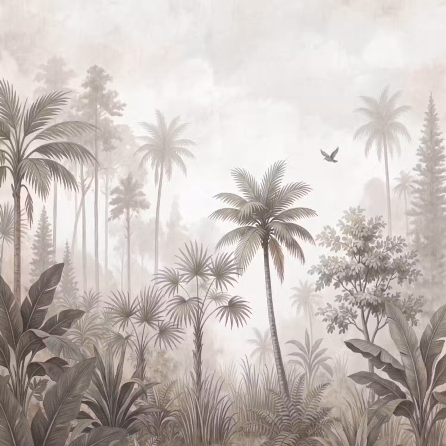 Behang - Jungle - Palmbomen - Natuur