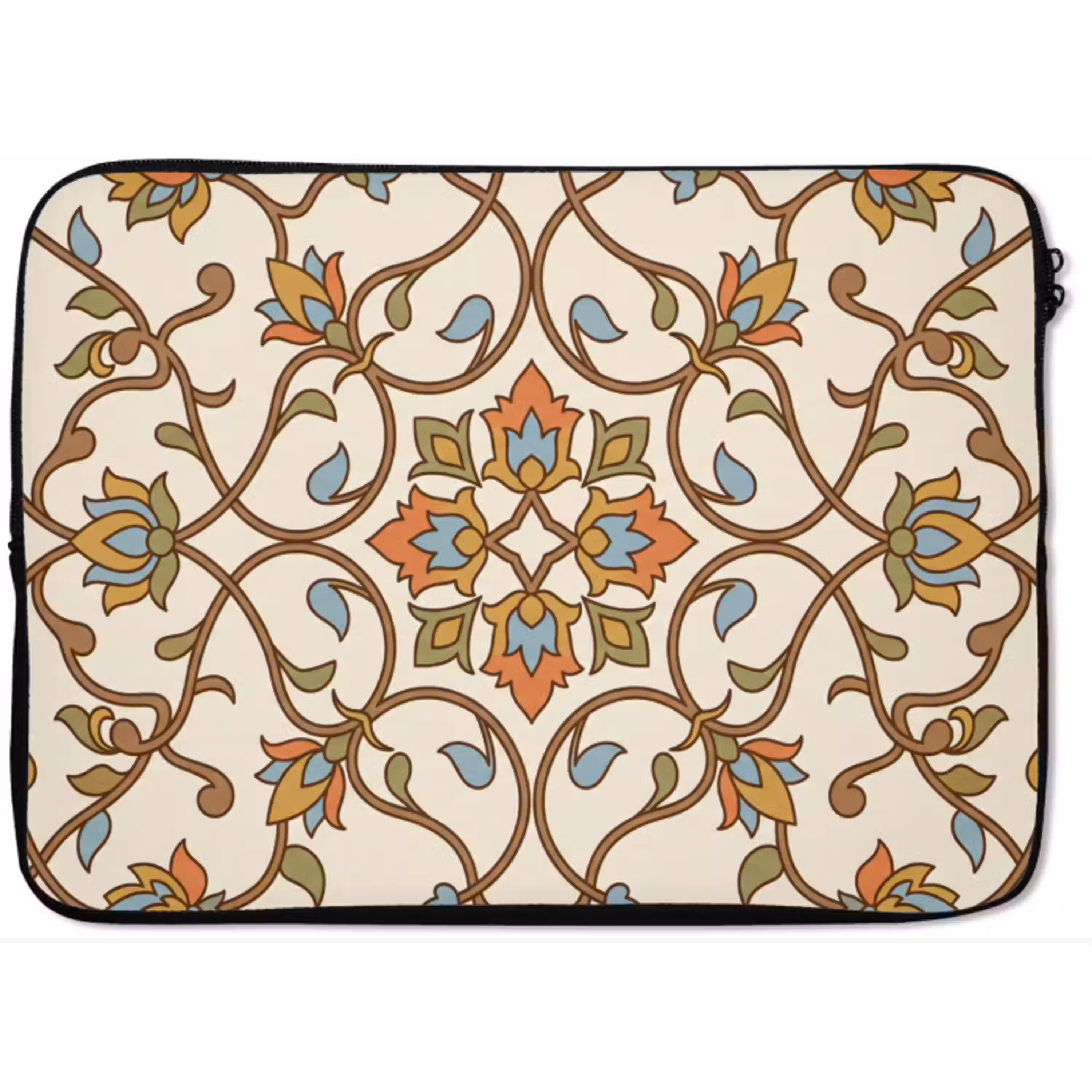 Patroon - Bloemen - Ornament - Kleurrijk laptophoes neopreen klein -zkaufland3dotto