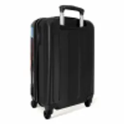 Olieverf - Architectuur - Amsterdam - Stad NBS - Handbagage koffer - Unisex middel -achterkant