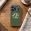 Palmbomen - Strand - Groen - Beige - Tropisch Telefoonhoesje iPhone 17 Pro klein -sfeer1