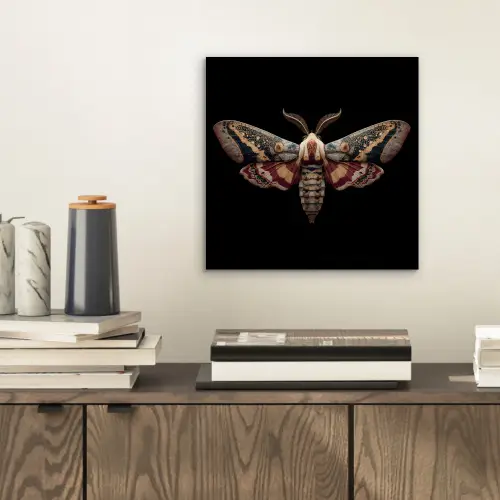 Mot - Oosterse patronen - Sierlijk aluminium wit klein -sfeer1