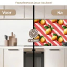 Citroen - Geïllustreerd - Oranje keuken achterwand 2 middel 871 -voor-na2_NL