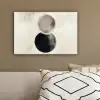 Cirkels - Vorm - Beige - Abstract canvas 2cm klein -sfeer3