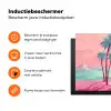 Palmbomen - Golven - Zee Inductie beschermer vinyl 3mm klein -zzzzzzz-td-ups