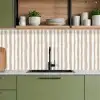 Minimalistisch - Strepen - Beige keuken achterwand 2 middel 871 -sfeer3