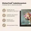Orchidee - Boeket - Vaas - Bloemen Inductie beschermer vinyl 3mm middel -tsfeer2_DE