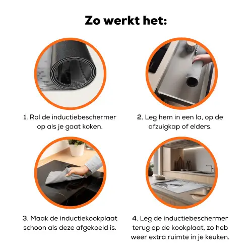 Feestelijk - Champagne - Discobal Inductie beschermer vinyl 3mm klein -zzzzzzz-td-werking