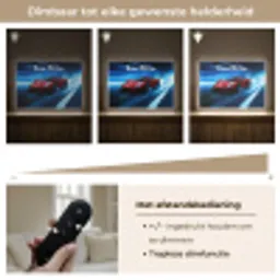 Rode raceauto - Blauw - Futuristisch Light Box met batterij (Wandlamp kind) middel -USP_dimbaarNL