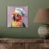 Papegaai - Koksmuts - Nieuwsgierig - Vogel plexiglas 5mm klein -sfeer3