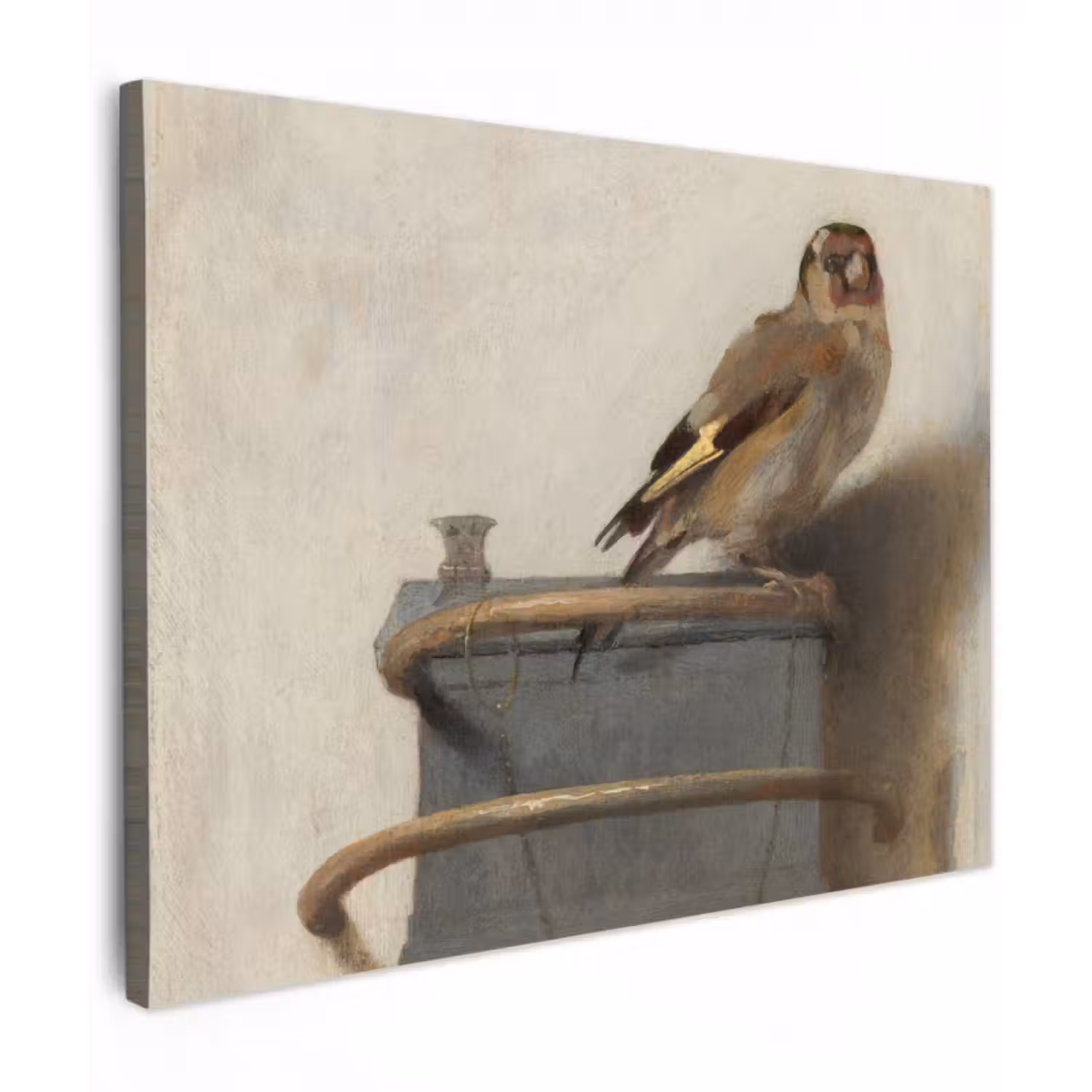 Leinwandbild - Der Stieglitz - Carel Fabritius