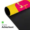 Dream big - Geel - Roze Muismat XXL klein -sfeer2