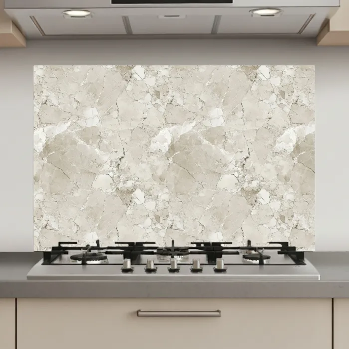 Marmer - Grijs - Aders keuken achterwand spatscherm klein 900 -3d_website