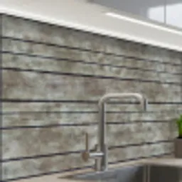 Retro - Plank - Patronen keuken achterwand 2 middel 865 -zzzz3d_schuin