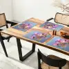 Bloemen - Paars - Overloop - Meeldraden Placemat vinyl groot -zzsfeer4_Kitchenyeah-website