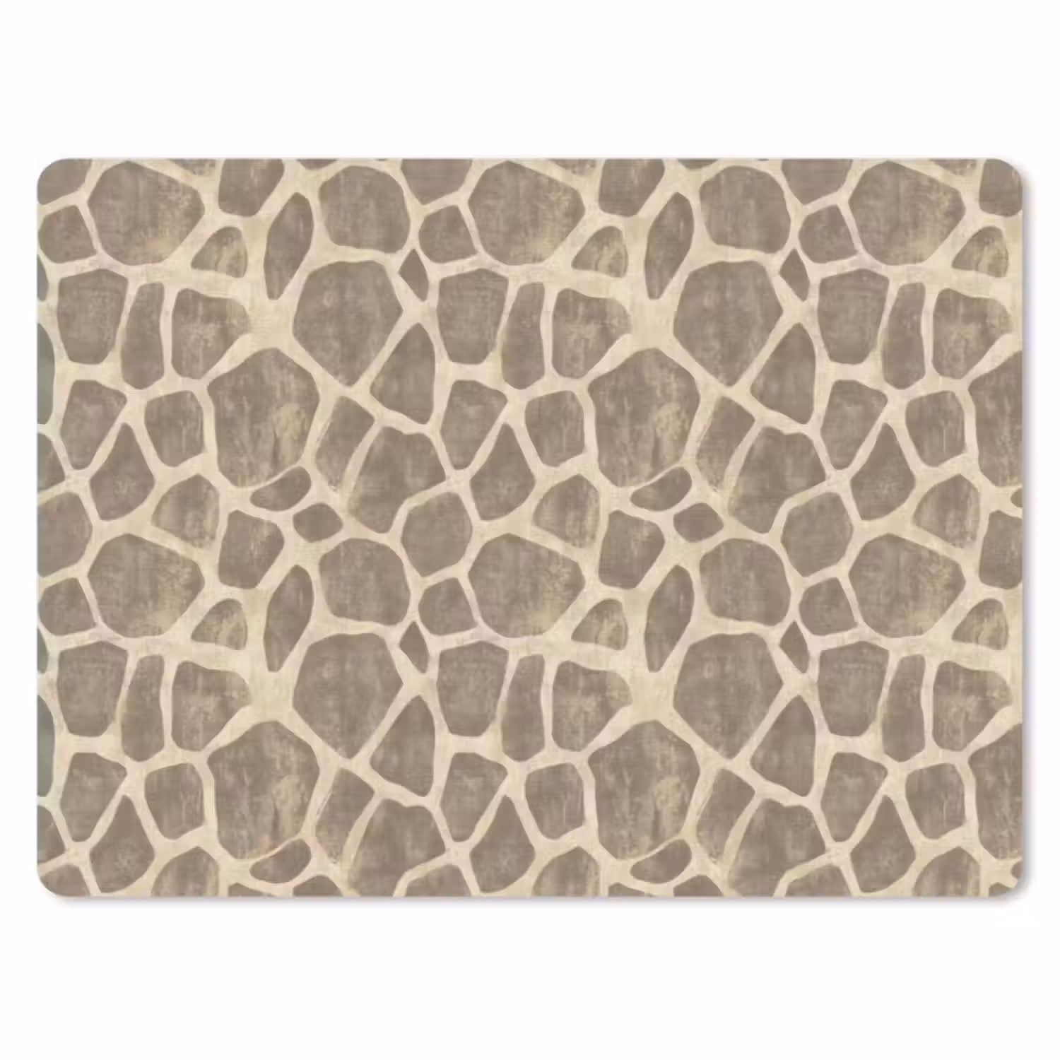 Muismat - Giraf - Patroon - Beige - Bruin