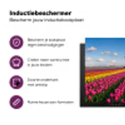 Tulpen - Holland - Molen - Kleurrijk Inductie beschermer vinyl 3mm klein -zzzzzzz-cc-usp