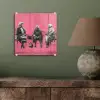 Graffiti - Vintage - Zwart - Street art - Roze - Banksy plexiglas 5mm klein -sfeer3