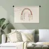 Regenboog - Bohemian - Boho - Pastel kleuren Wandkleed katoen klein -sfeer7