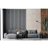 Bloemenprint - Grijs - Crème fotobehang vinyl groot 64 -bank