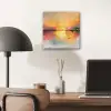 Modern - Abstract - Goud - Roze aluminium wit klein -sfeer5
