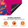 Geit - Hoorns - Kimono - Kleurrijk Inductie beschermer vinyl 3mm klein -zzzzzzz-td-onderkant