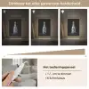 Champagne - Bloemen - Goud - Chique Light Box met kabel (Tafellamp) klein -USP_dimbaarNL