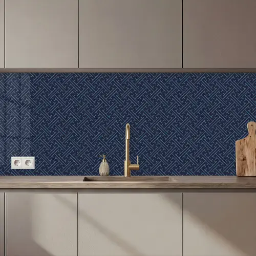 Japans - Patronen - Geometrie keuken achterwand 2 middel 871 zz_3dshopping