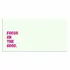 Focus on the good - Beige - Roze Muismat XXL klein -3d_leeg