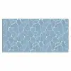 Organisch - Patroon - Blauw Muismat XXL klein 681 -3d_leeg