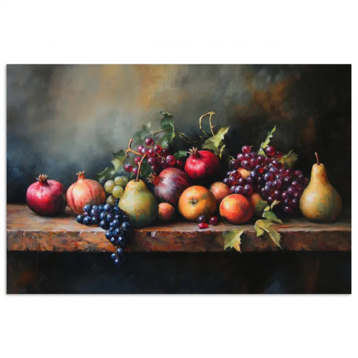 Rustiek - Stilleven - Fruit poster papier klein -3d