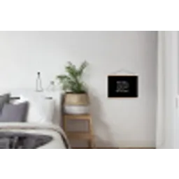 Spreuken - Koken - Thuis - The kitchen is the heart of the home - Quotes textielposter latten blank klein -woonkamer