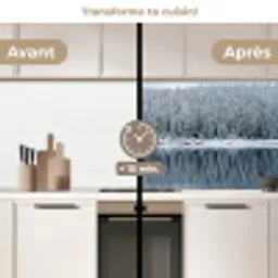 Bos - Reflectie - Meer - Winter - Serene keuken achterwand 2 middel -voor-na2_FR