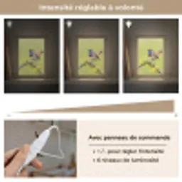 Vogel - Tak - Natuur - Kleurrijk Light Box met kabel (Kinderlampje) klein -USP_dimbaarFR
