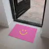 Smiley - Vrolijk - Roze Deurmat klein -sfeer5