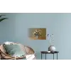 Bloem - Quote - Vintage - Art Muursticker klein -plant