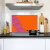 Cool - Paars - Oranje Inductie beschemer met haakjes klein -sfeer2