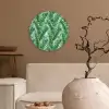 Tropisch - Palmbladeren - Groen Wandcirkel plexiglas klein 852 -sfeer1
