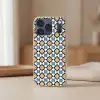 Klassiek - Geometrisch - Blauw Telefoonhoesje iPhone 17 Pro klein 878 -sfeer2