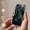 Groen - Bladeren - Glad - Nerven Telefoonhoesje iPhone 17 Pro klein -sfeer3_NL