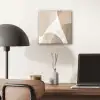 Vloeiende vlakken - Harmonieus - Golvend aluminium wit klein -sfeer5