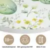 Patroon - Groen - Eieren Akoestische PET Vilt - Rond klein -closeup_NL
