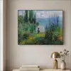 Bloemen - Meer - Bergen - Groen Textielframe - compleet frame klein -sfeer2