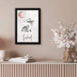Quotes - Be loved - Spreuken - Kind - Jongens - Meisjes - Waterverf fotolijst zwart zonder passe partout klein -sfeer5