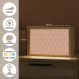 Zalmroze - Patroon - Geometrisch Light Box met kabel (Tafellamp) klein 924 -USP_websiteoverzichtNL