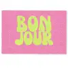 Bonjour - Roze - Fel groen Deurmat klein -zkaufland3d