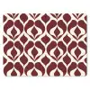 Rood - Druppelpatroon - Grafisch muismat rubber klein 262 -3d