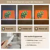 Blad - Oranje - Stippen - Kleurrijk Light Box met kabel (Tafellamp) klein -USP_lichtkleurNL
